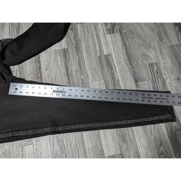 Mossimo Denim Women Size 8 / 29 High Rise Stretch Beaded Black Denim Jeggings - Picture 7 of 9